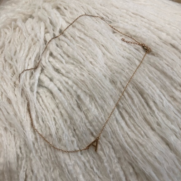 Letter A necklace - Picture 2 of 4